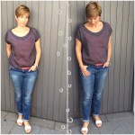 Frau Mia Raglanbluse von Schnittreif