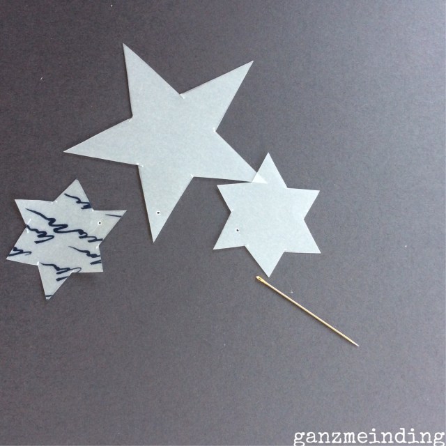 Sternenregen Löcher pieken