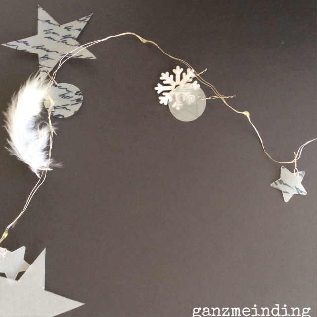 Sternenregen Draht dekoriert