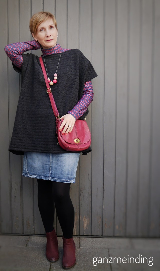 Poncho Victoria Swafing Lila-Lotta 03 ganzmeinding