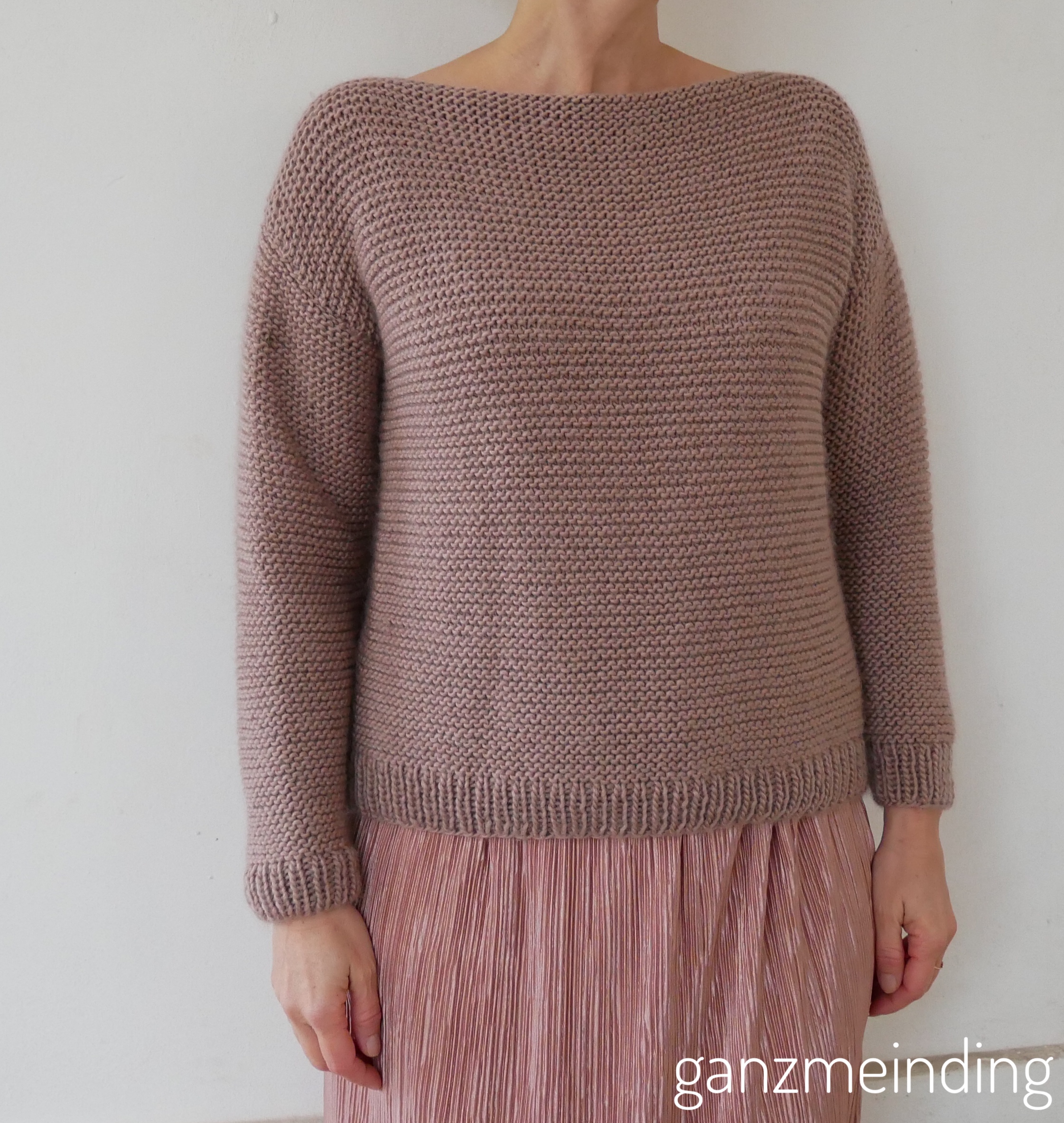 Plisseerock und Dalston Sweater von We are knitters genäht von ganzmeinding 06