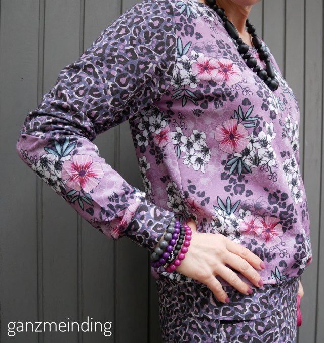 Sweatshirt 01, Danka Lübke, Wild Glorie, Wild Marley, Lila-Lotta Design Swafing, genäht von ganzmeinding 07