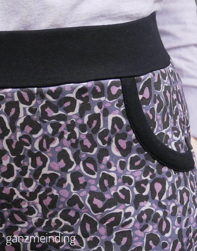 Frau Toni fritzi schnittreif rock aus Wild Marley Lila-Lotta Design Swafing, Rock La Maison Victor, genäht von ganzmeinding