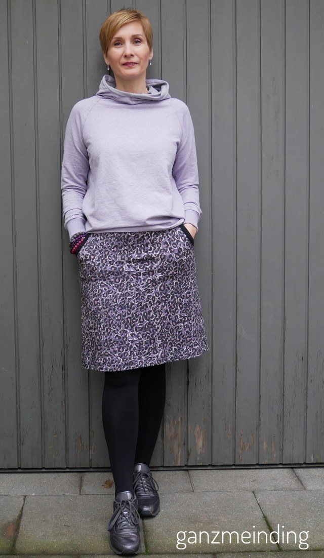 Wild Marley Lila-Lotta Design Swafing Rock La Maison Victor Frau Toni fritzi schnittreif genäht von ganzmeinding 01