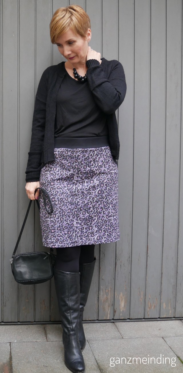 Wild Marley Lila-Lotta Design Swafing Rock La Maison Victor genäht von ganzmeinding 01