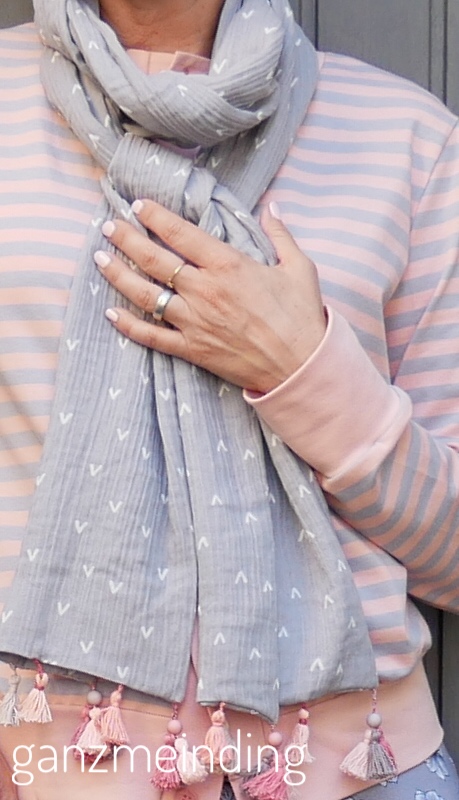 ganzmeinding: Lila-Lotta Summerline Swafing Top Crystal Rock Grinsestern Lisbon Cardigan 01