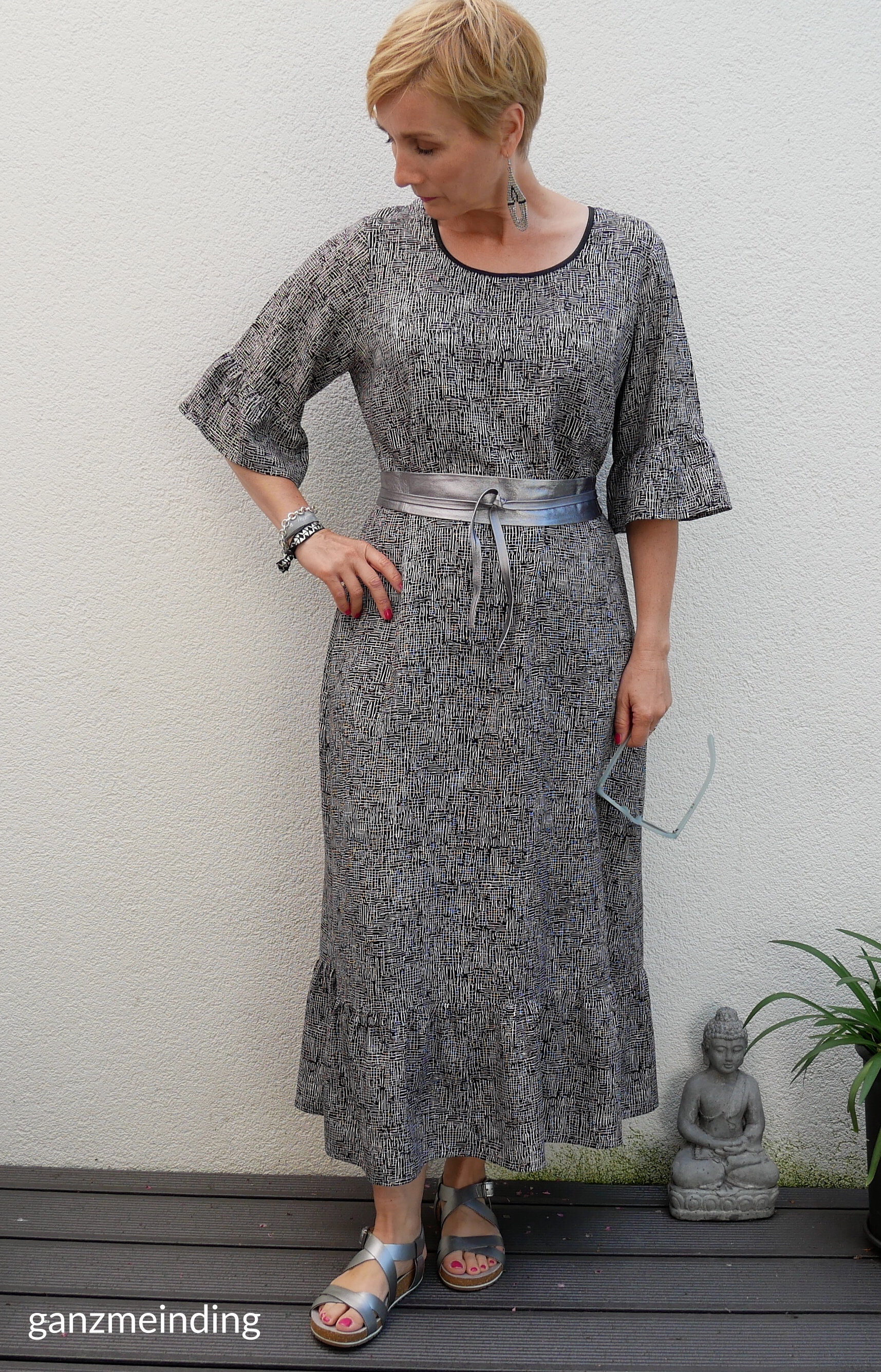 Kleid mit Rüschen, Dana Lübke, Tutorial Ruffler Bernina, ganzmeinding 02