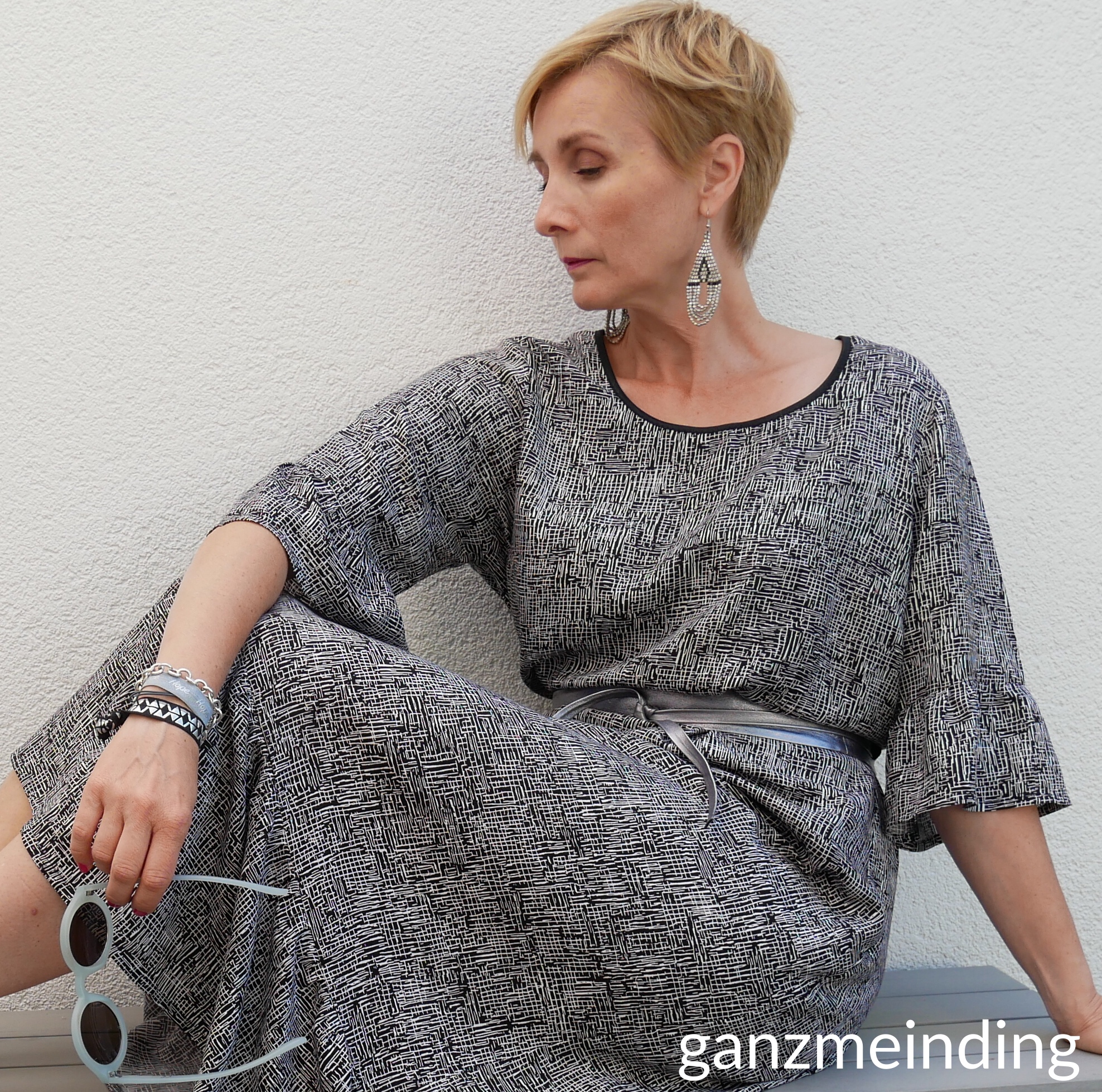 Kleid mit Rüschen, Dana Lübke, Tutorial Ruffler Bernina, ganzmeinding 20