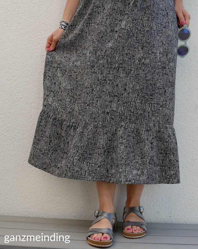 Kleid mit Rüschen, Dana Lübke, Tutorial Ruffler Bernina, ganzmeinding 01
