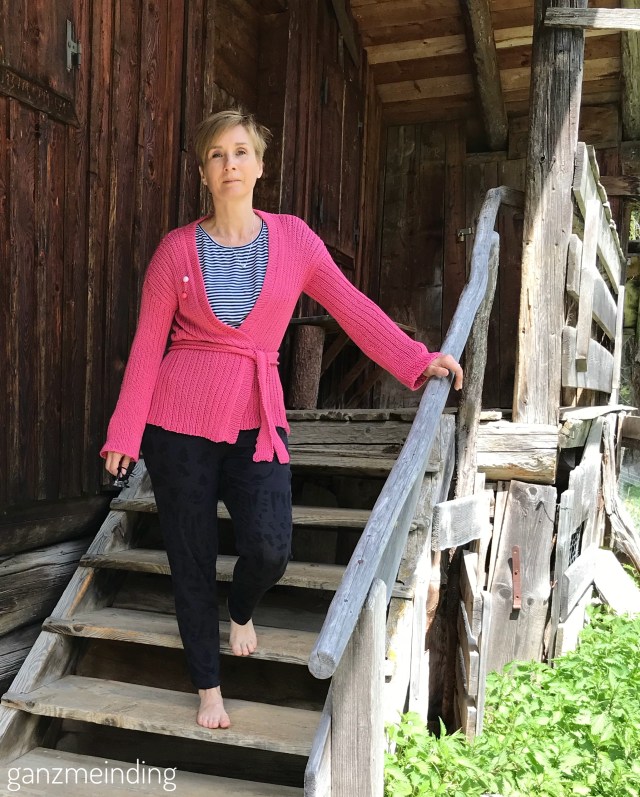 Cooler Colorado Cardigan We are Knitters, Frau Paula von Hedi näht, Shirt Odette la Maison Victor, genäht von ganzmeinding 05