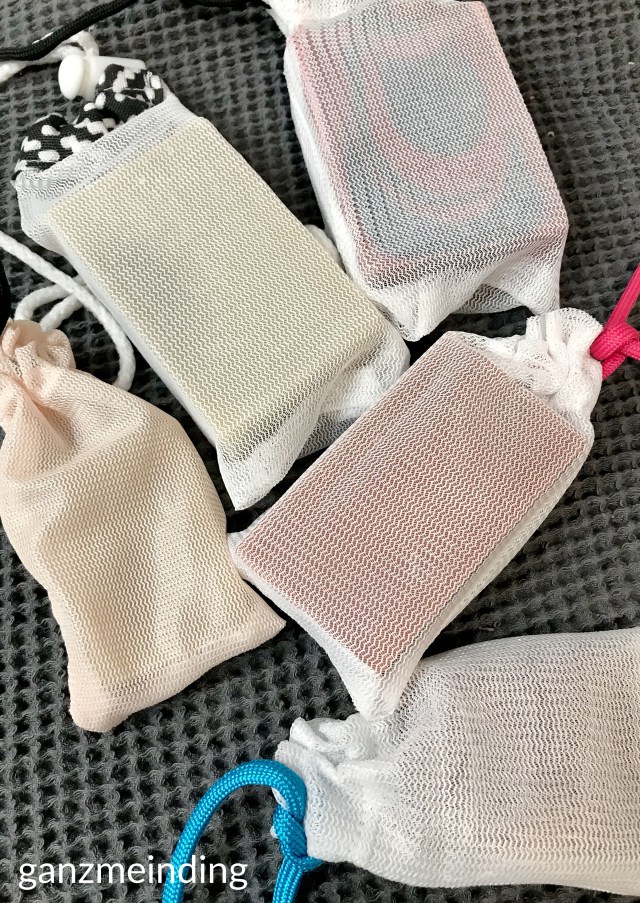 ganzmeinding: gratis Tutorial Seifensäckchen nähen, Seifen Haused Wolf 06