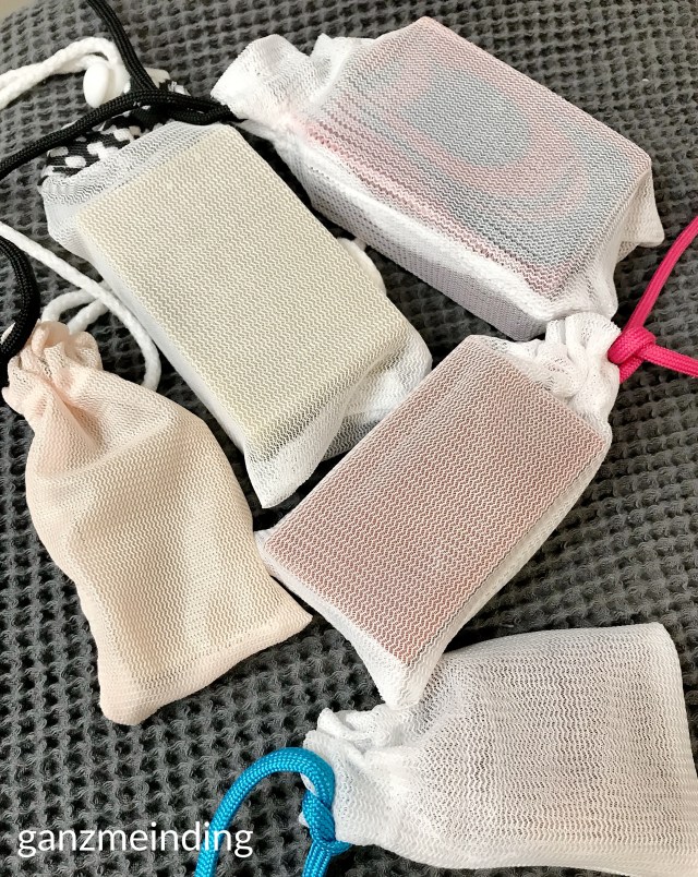 ganzmeinding: gratis Tutorial Seifensäckchen nähen, Seifen Haused Wolf 23