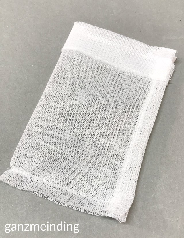 ganzmeinding: gratis Tutorial Seifensäckchen nähen, Seifen Haused Wolf 16