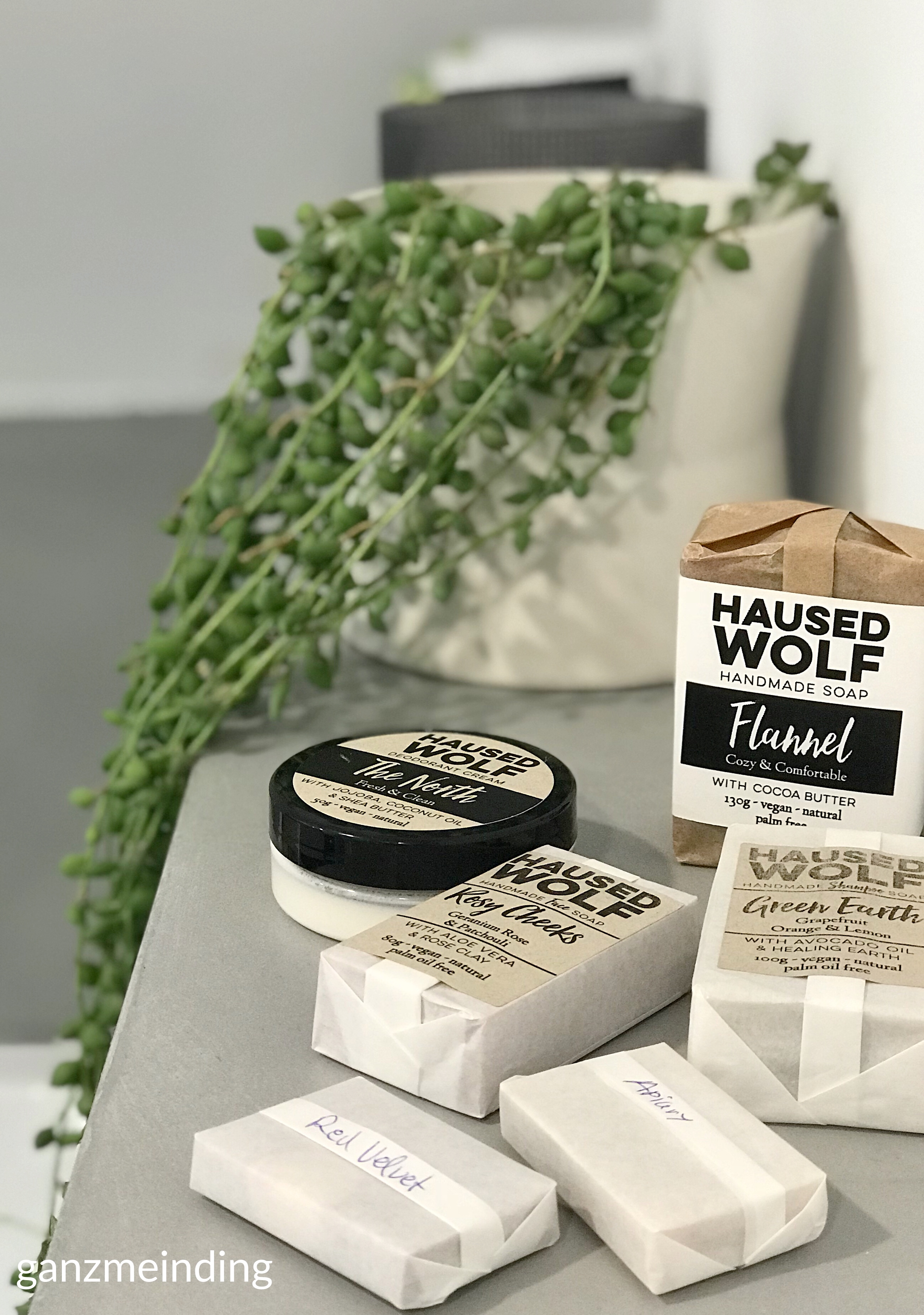 ganzmeinding: gratis Tutorial Seifensäckchen nähen, Seifen Haused Wolf 01